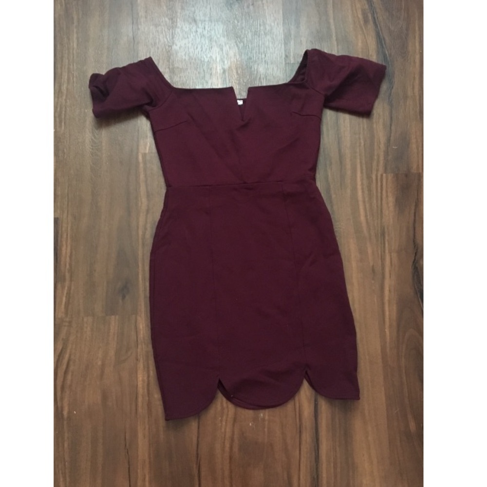 Maroon dress